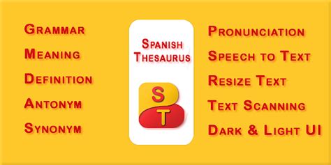 spanish thesaurus free.